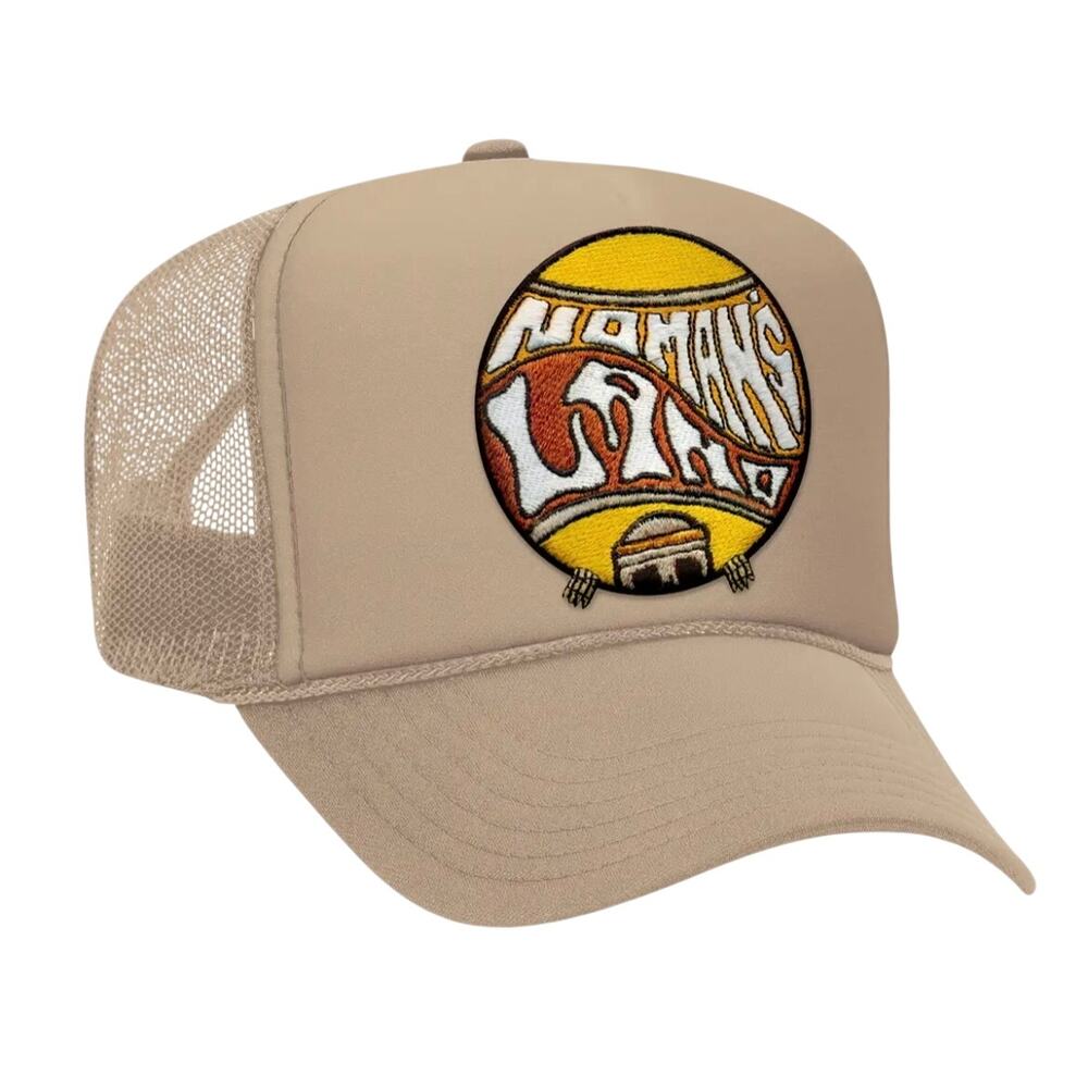 3 FOR $45 SALE | Ace the Moon No Man’s Land Trucker Hat Tan Snapback
